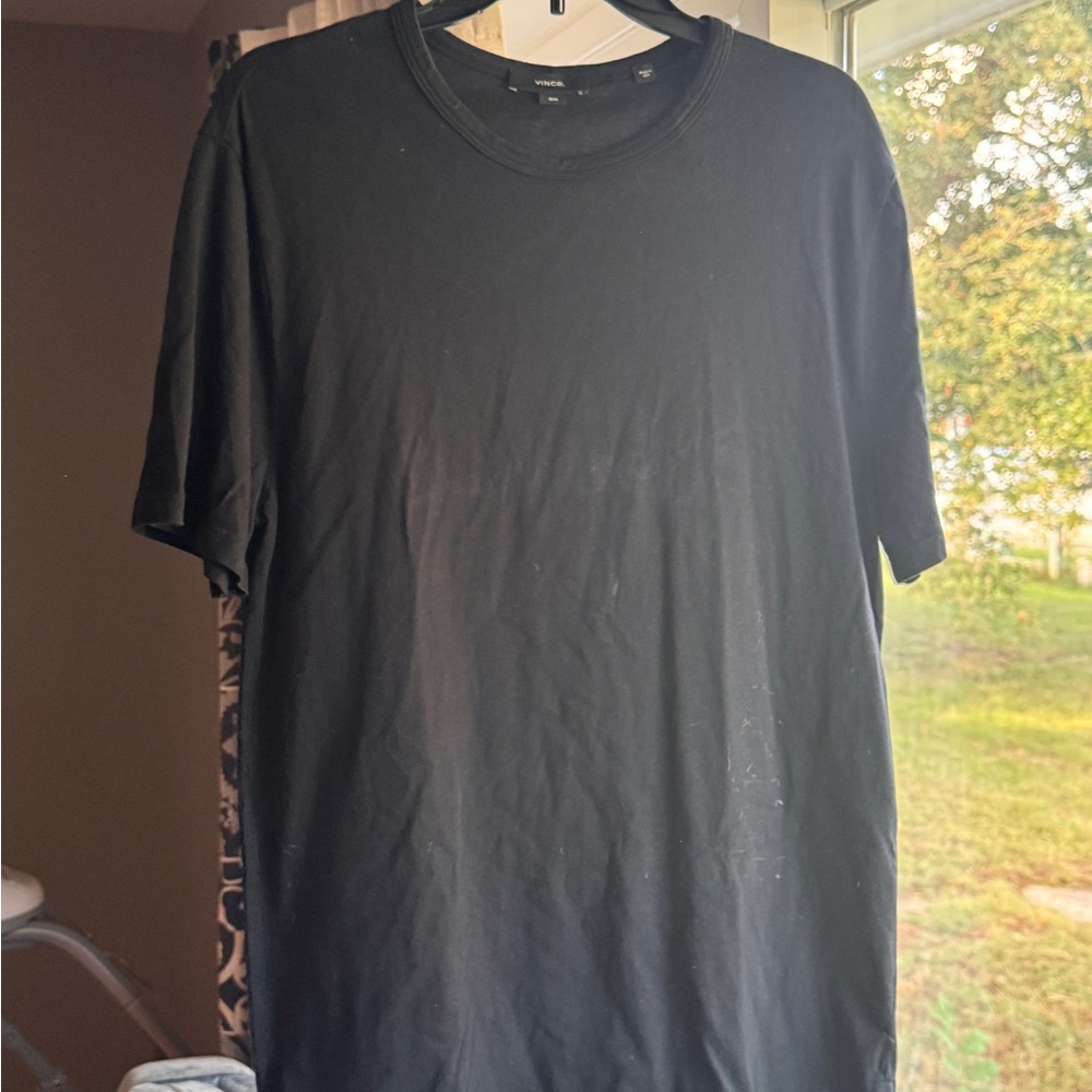Vince Men's Classic Black Short Sleeve Tee